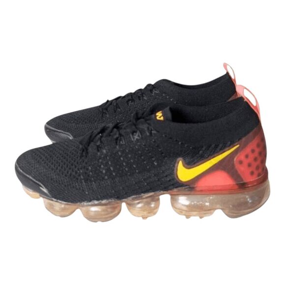 NIKE Air VaporMax Flyknit 2 'Pure Platinum Metallic Silver' Running Shoes Size 6 - Picture 2 of 9